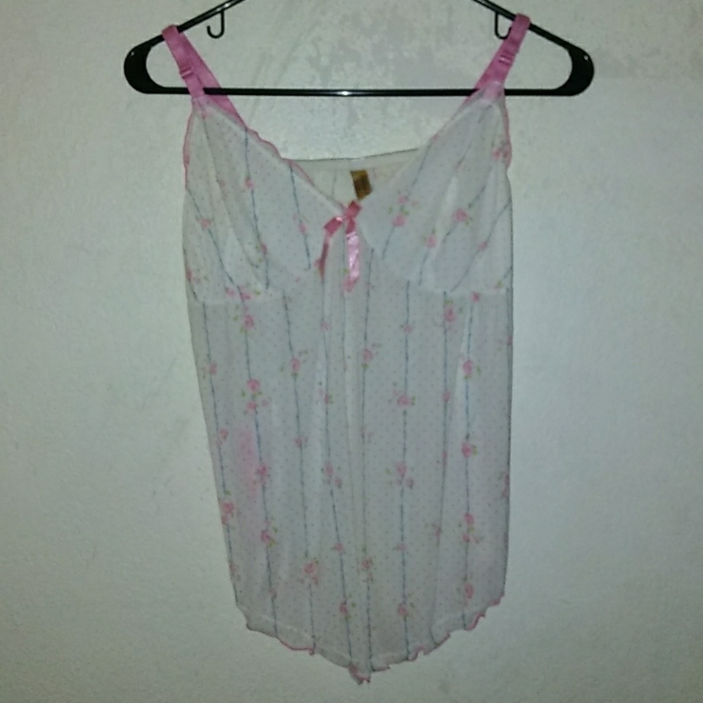 NWOT Donna Loren Gold Label Floral Teddy L